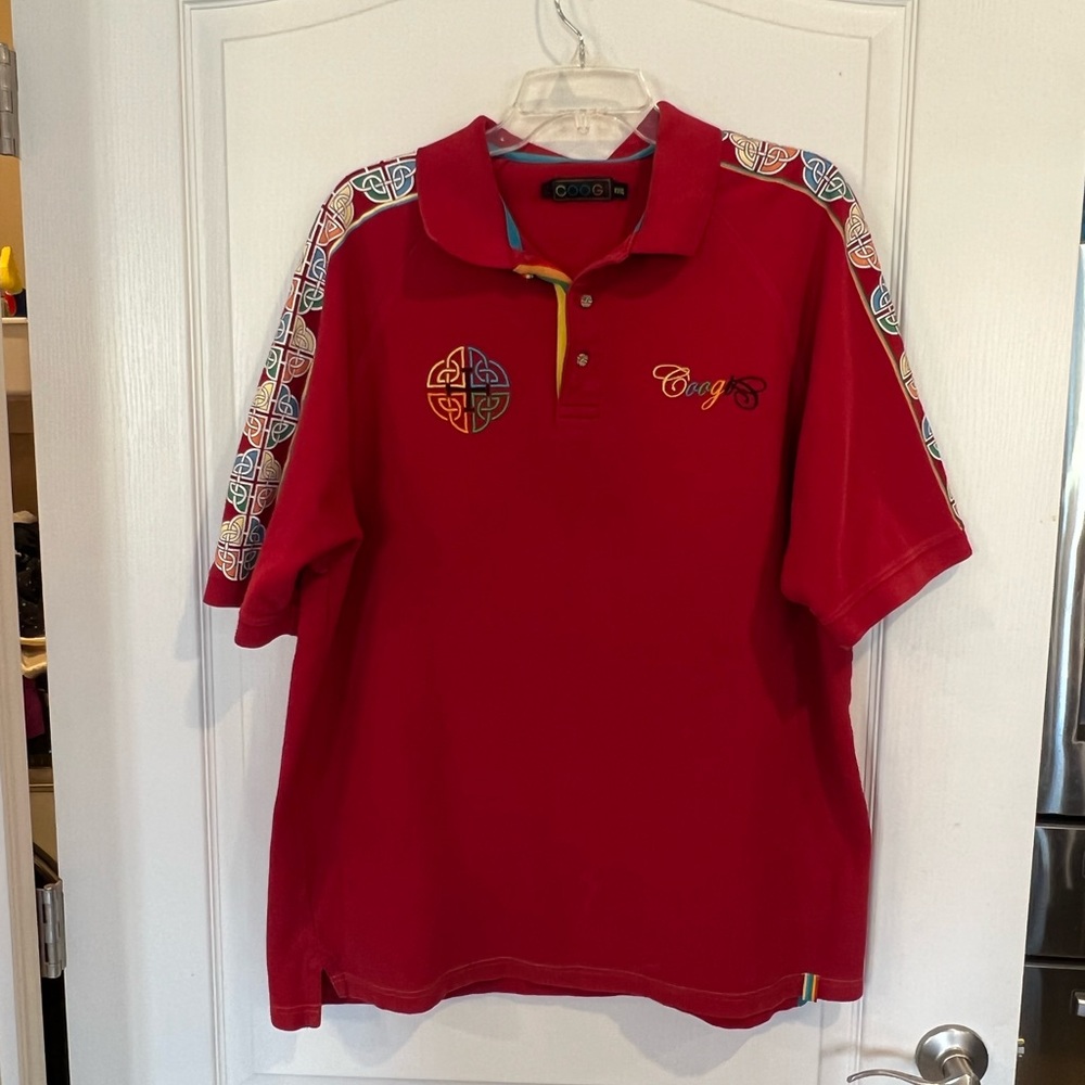 Vintage COOGI Tribal Face Art Graphic T-Shirt Rare EUC